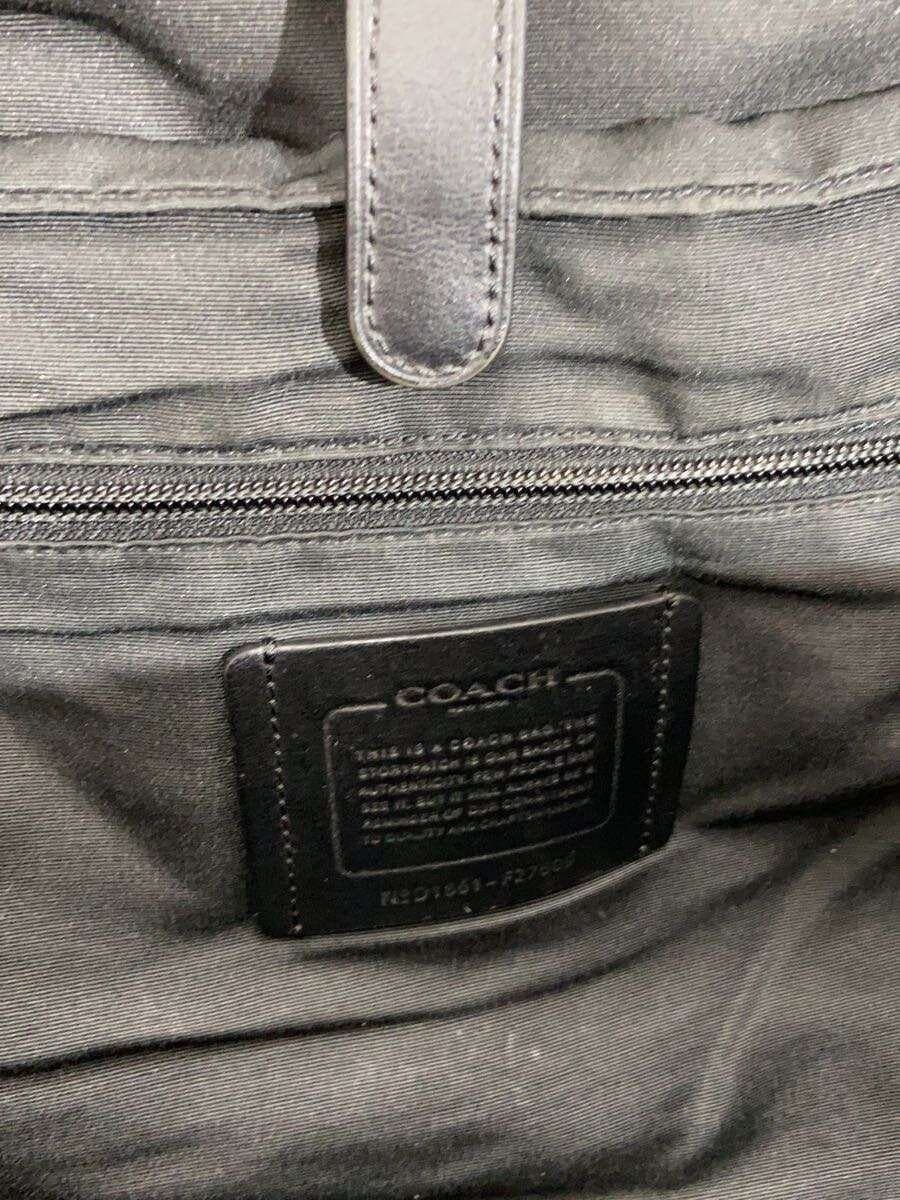 COACH Backpack Canvas BLK F27609 5