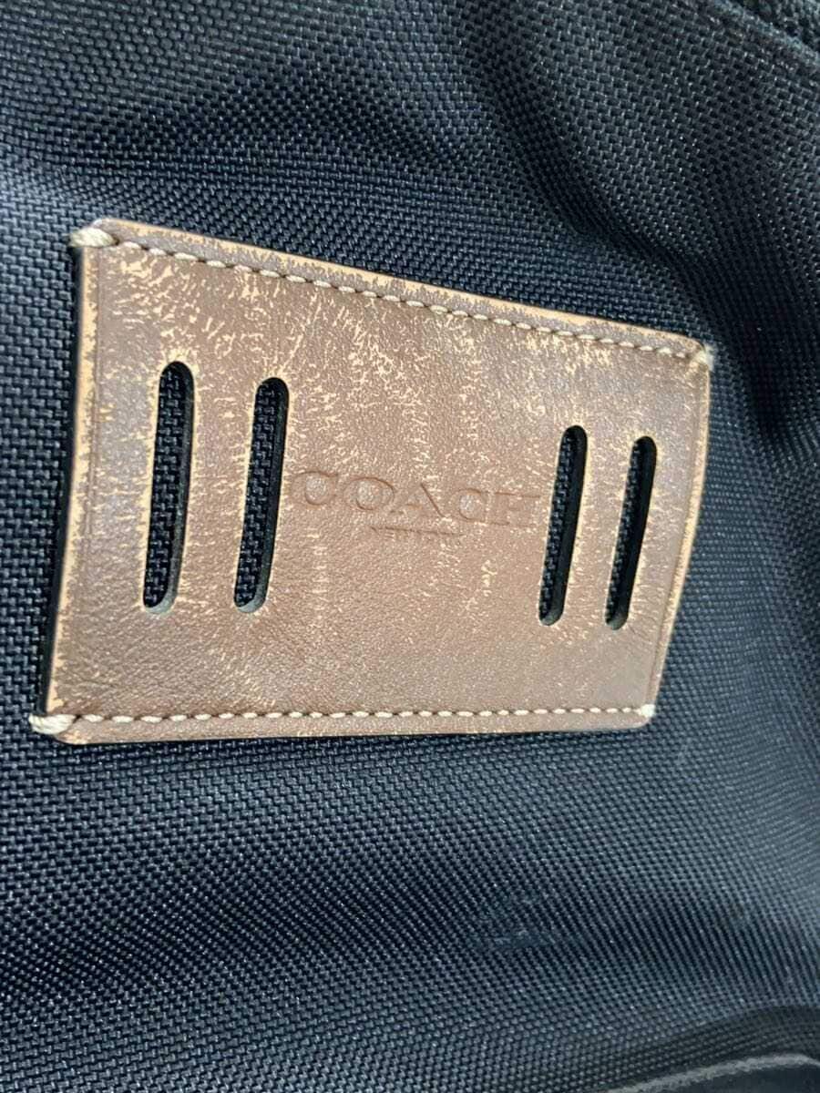 COACH Backpack Canvas BLK F27609 8