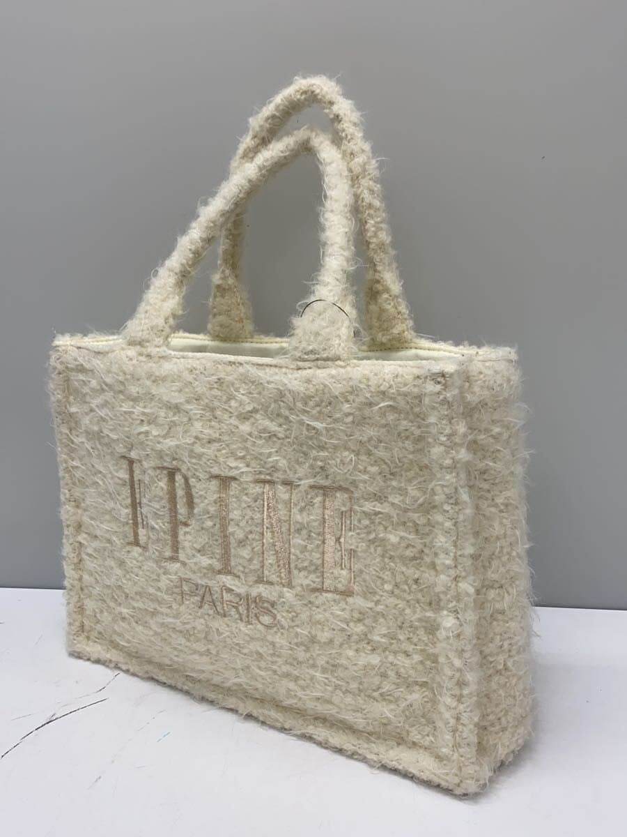 epine Boa Tote Bag Wool CRM 2