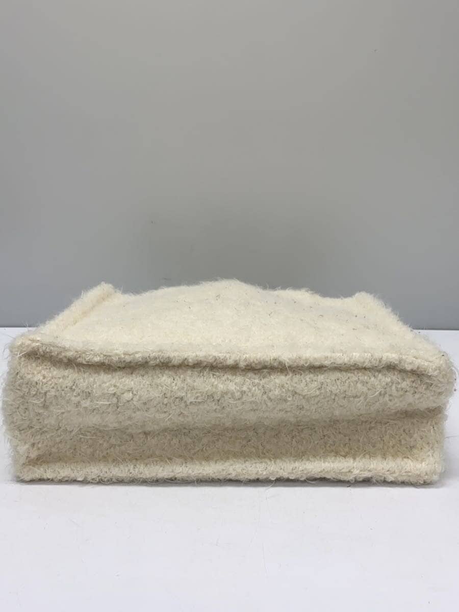 epine Boa Tote Bag Wool CRM 4