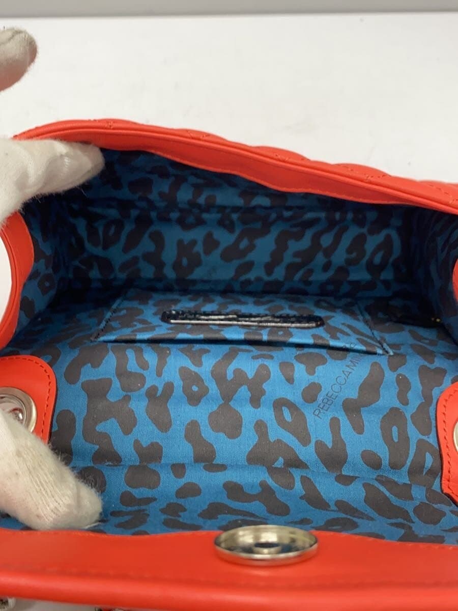 REBECCA MINKOFF Studs Shoulder Bag Leather PNK 6