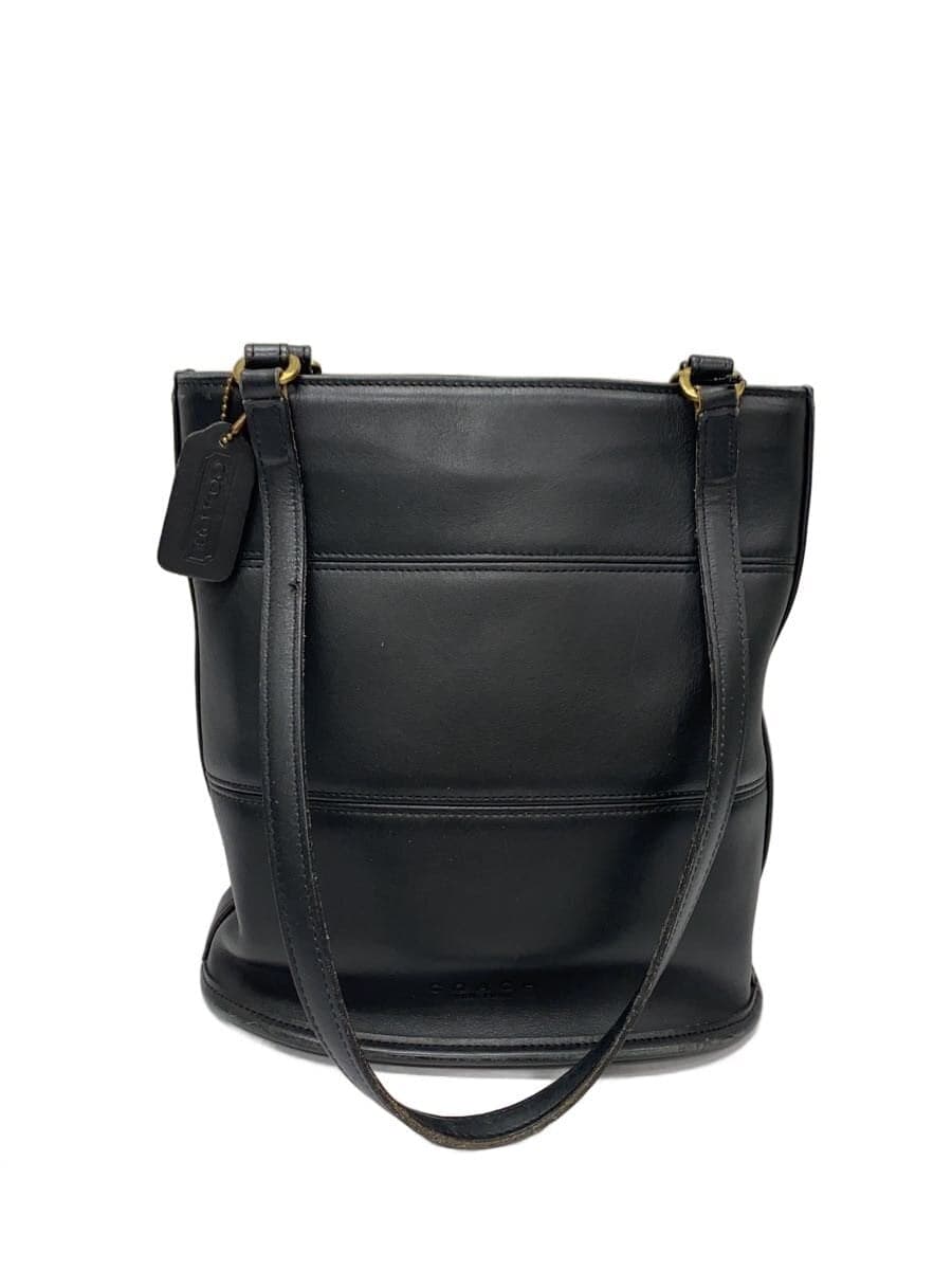 COACH All Do COACH All Leather Handbag Leather BLK 9099