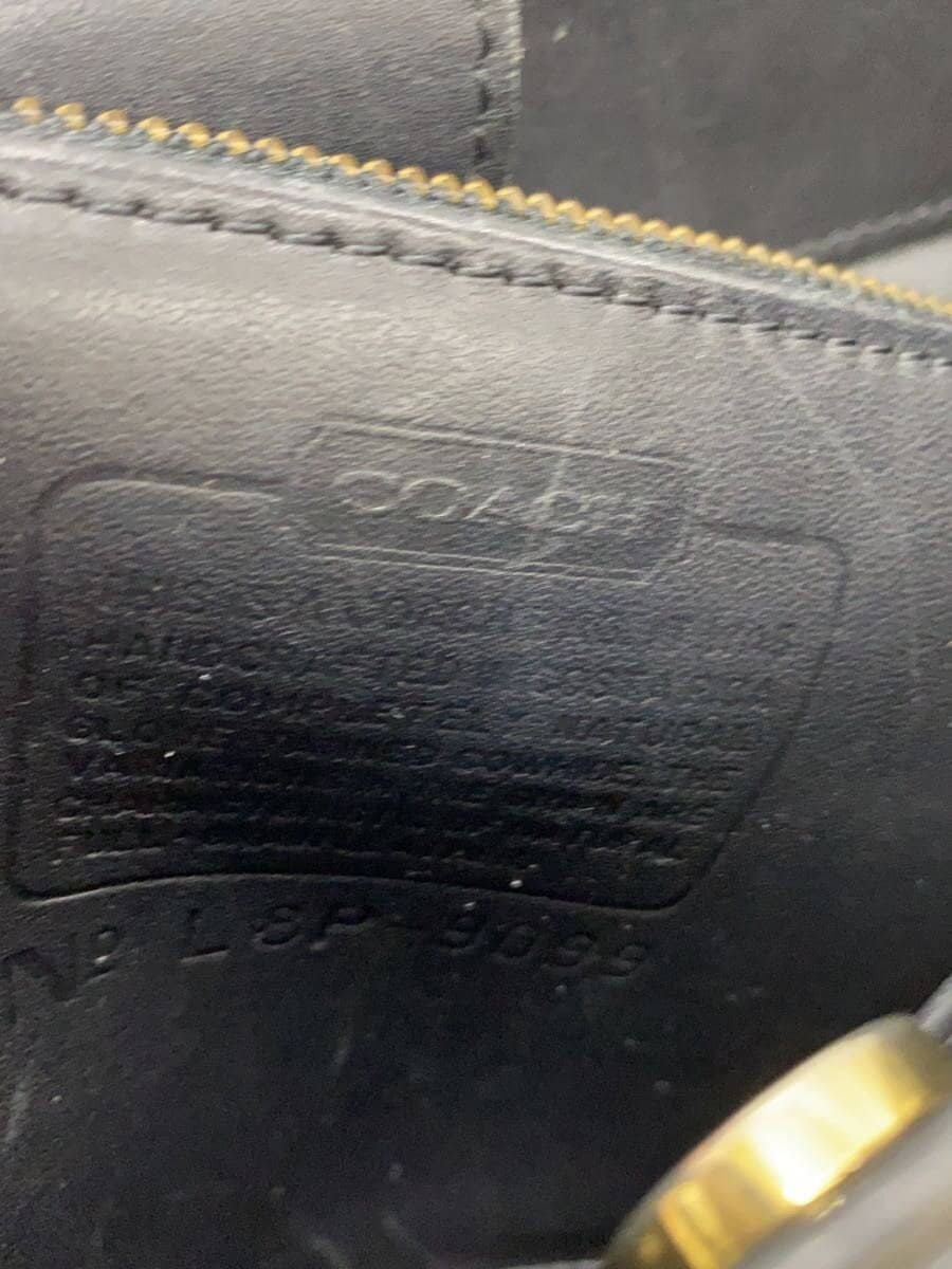 COACH All Do COACH All Leather Handbag Leather BLK 9099 5