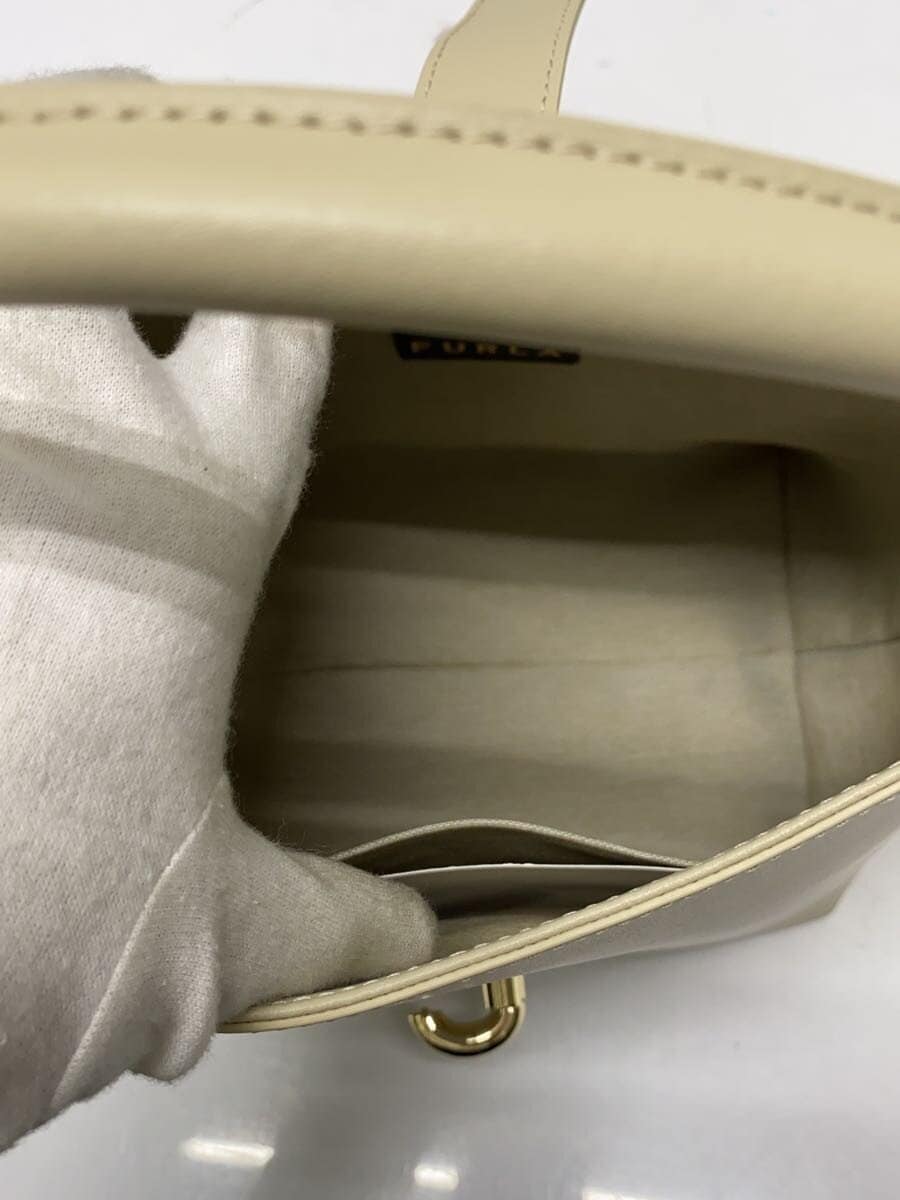 FURLAMIANOVA Tote Bag Leather BEG 6