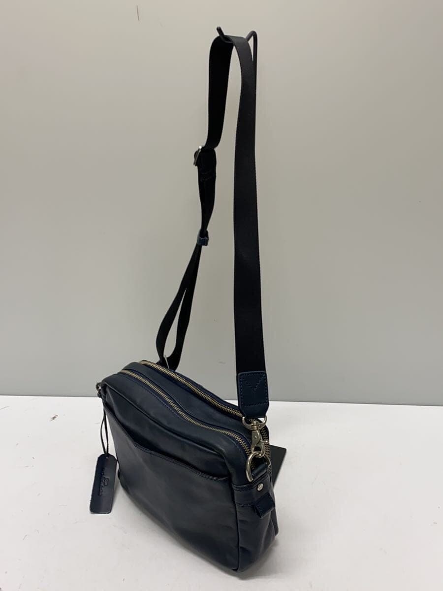 JOYA Shoulder Bag Leather NVY 2