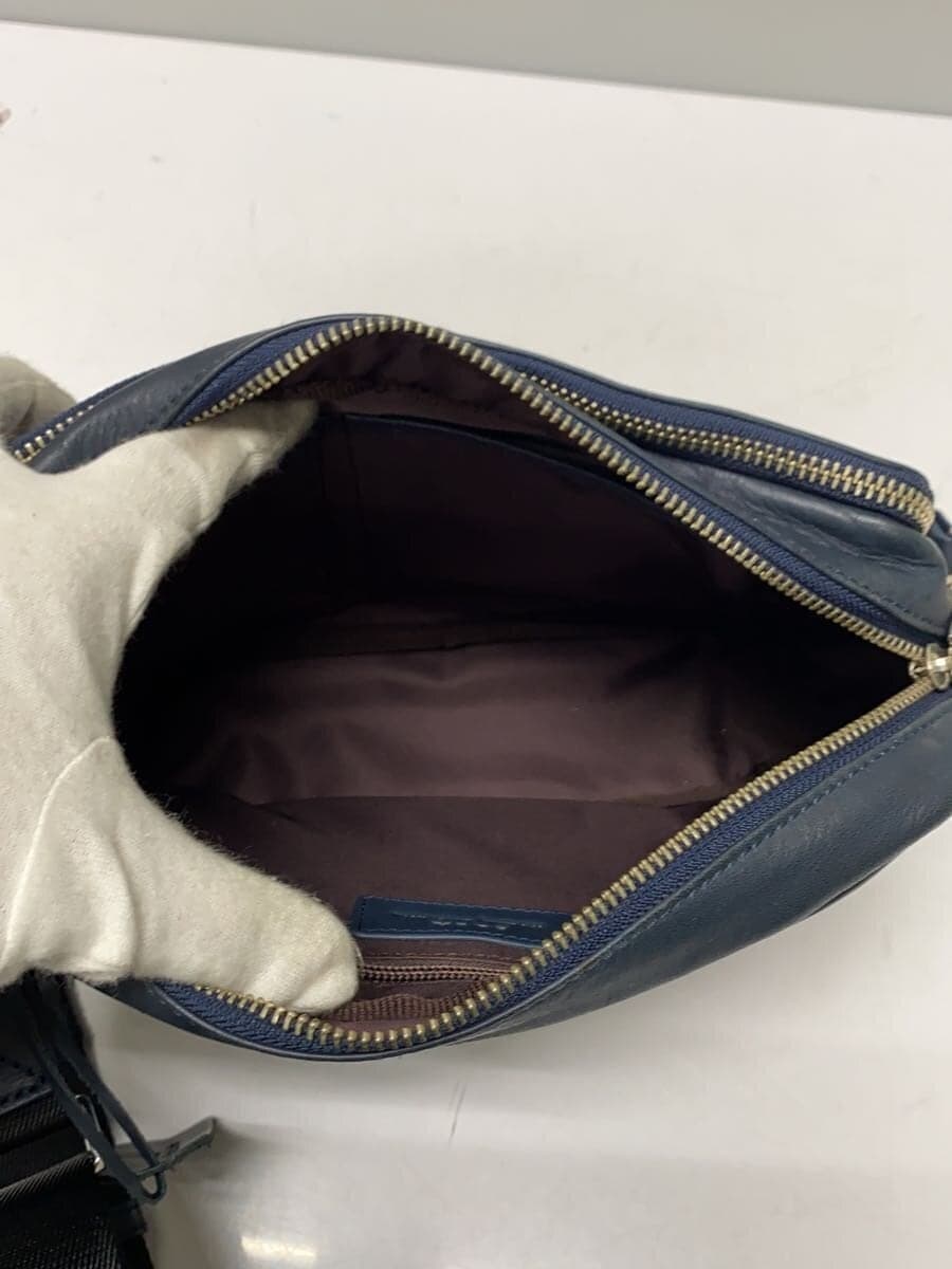 JOYA Shoulder Bag Leather NVY 6