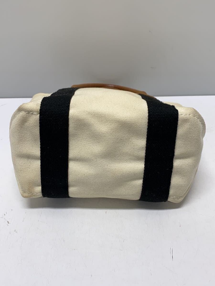 L.L.Bean Tote Bag Canvas WHT 307240 4