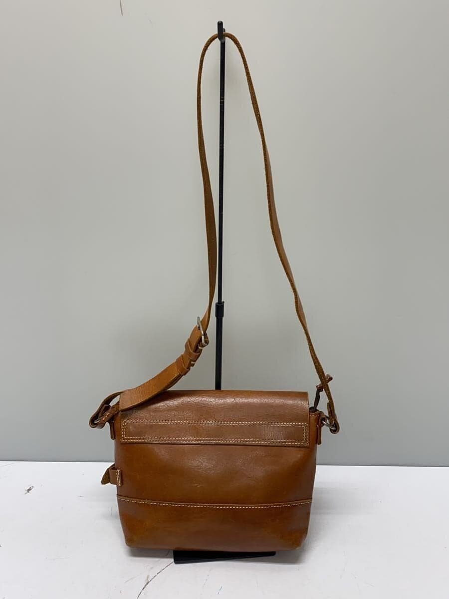 H 1203 MANO FECE Shoulder Bag Leather BRW 3