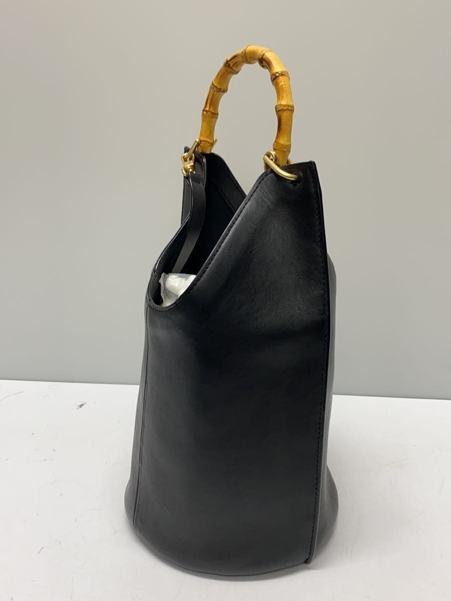 ORSETTO Shoulder Bag Leather BLK Solid 2