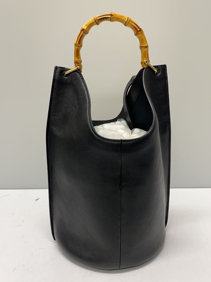ORSETTO Shoulder Bag Leather BLK Solid 3