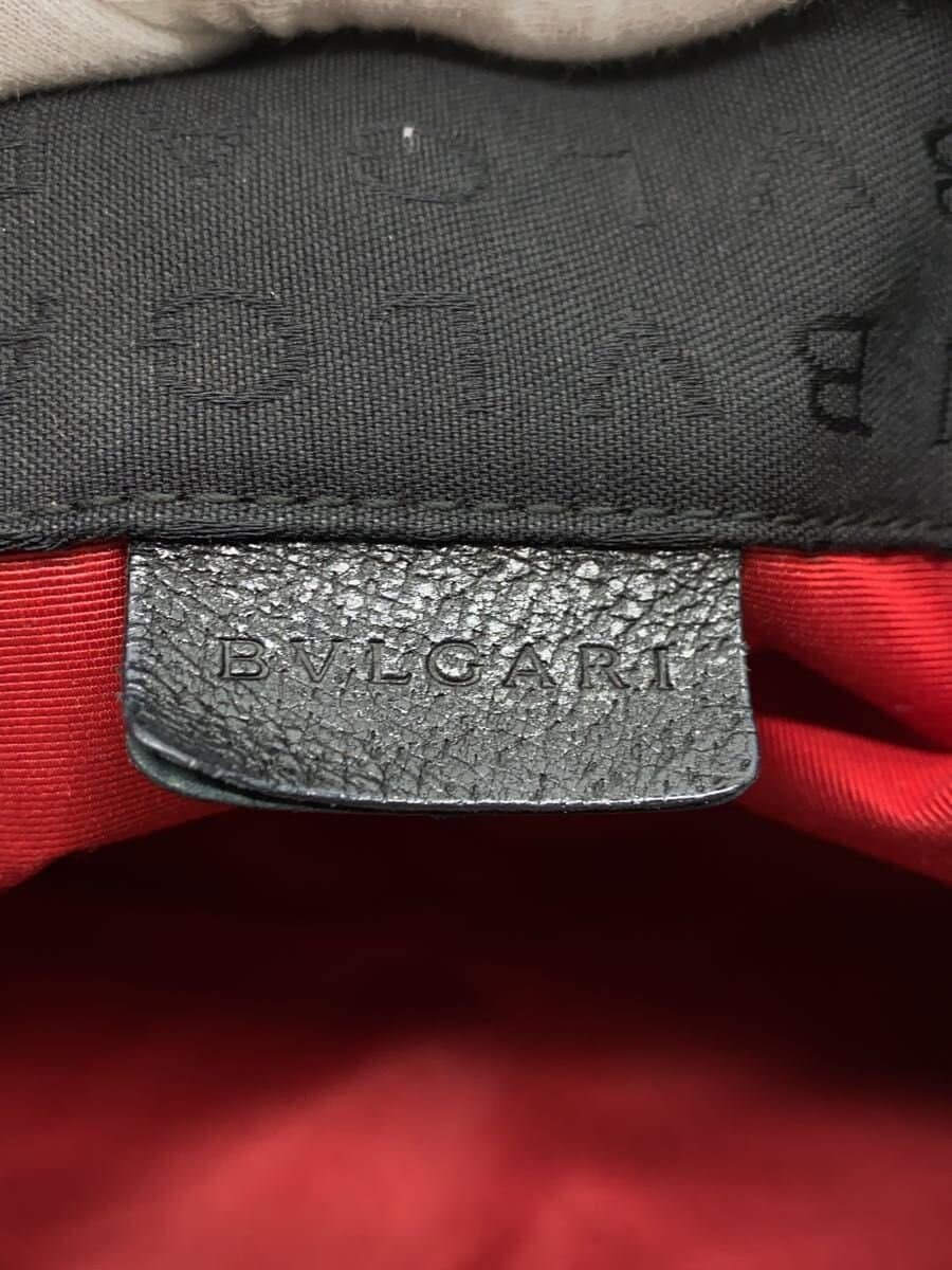 BVLGARI Logomania Tote Bag Canvas Black 5