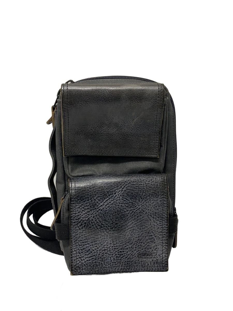 PORTER Shoulder Bag Canvas GRY Plain