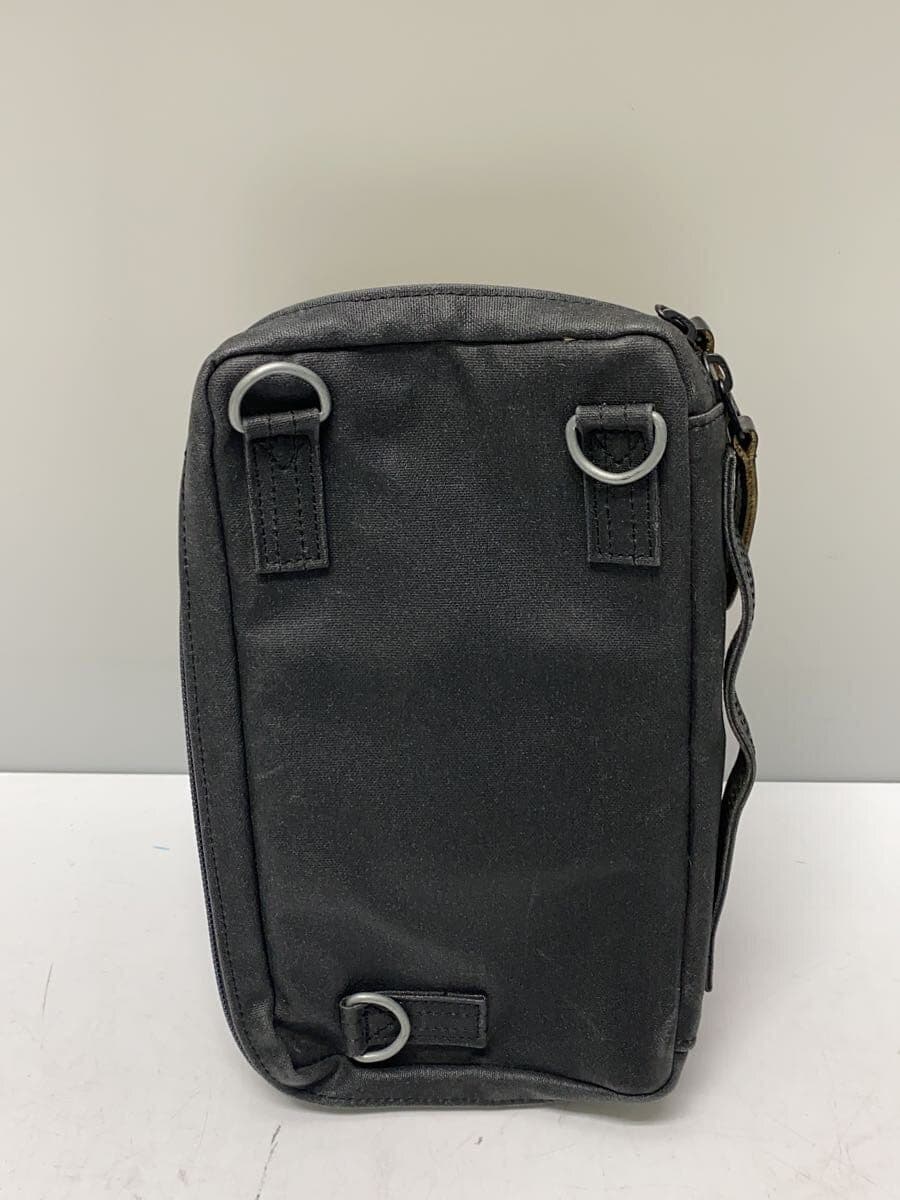 PORTER Shoulder Bag Canvas GRY Plain 3