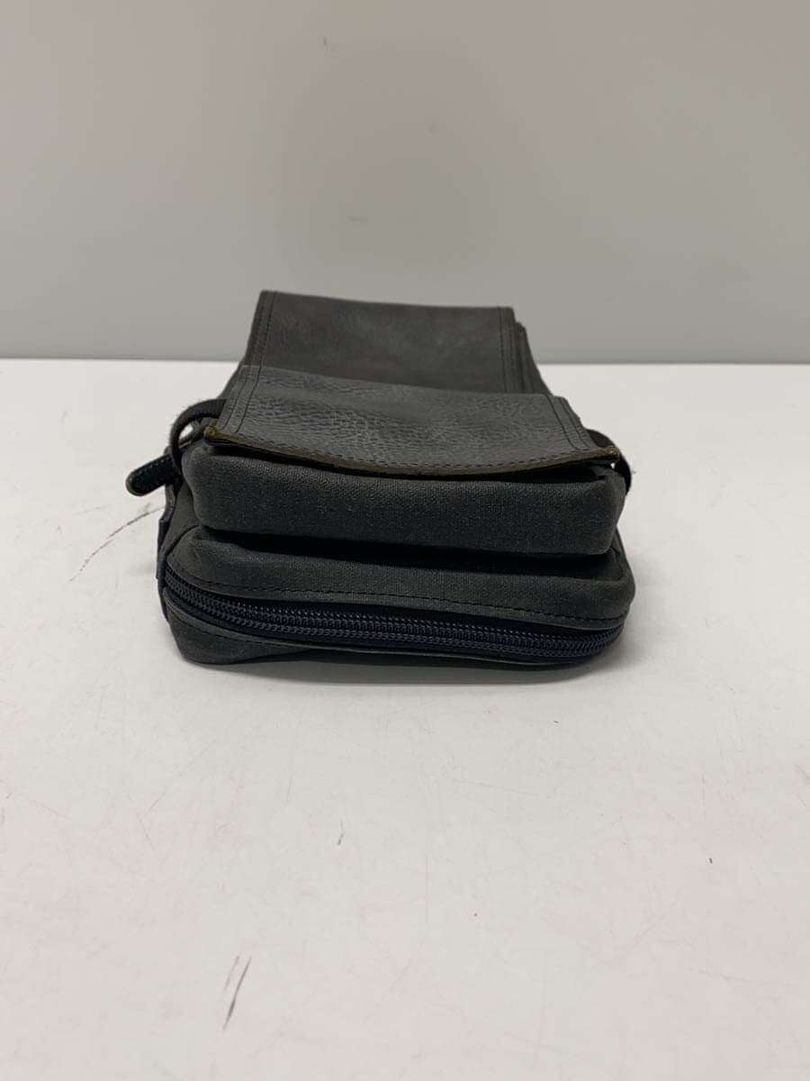 PORTER Shoulder Bag Canvas GRY Plain 4