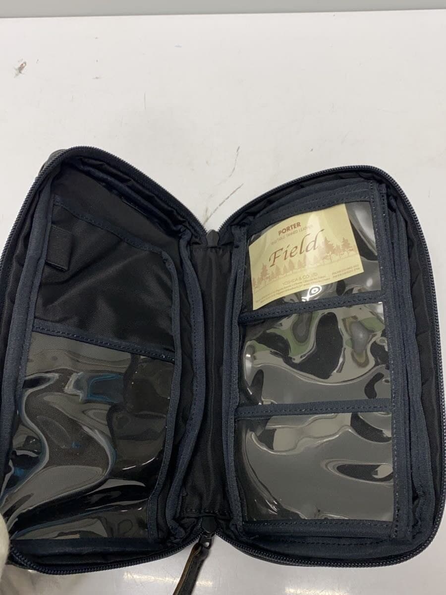 PORTER Shoulder Bag Canvas GRY Plain 6