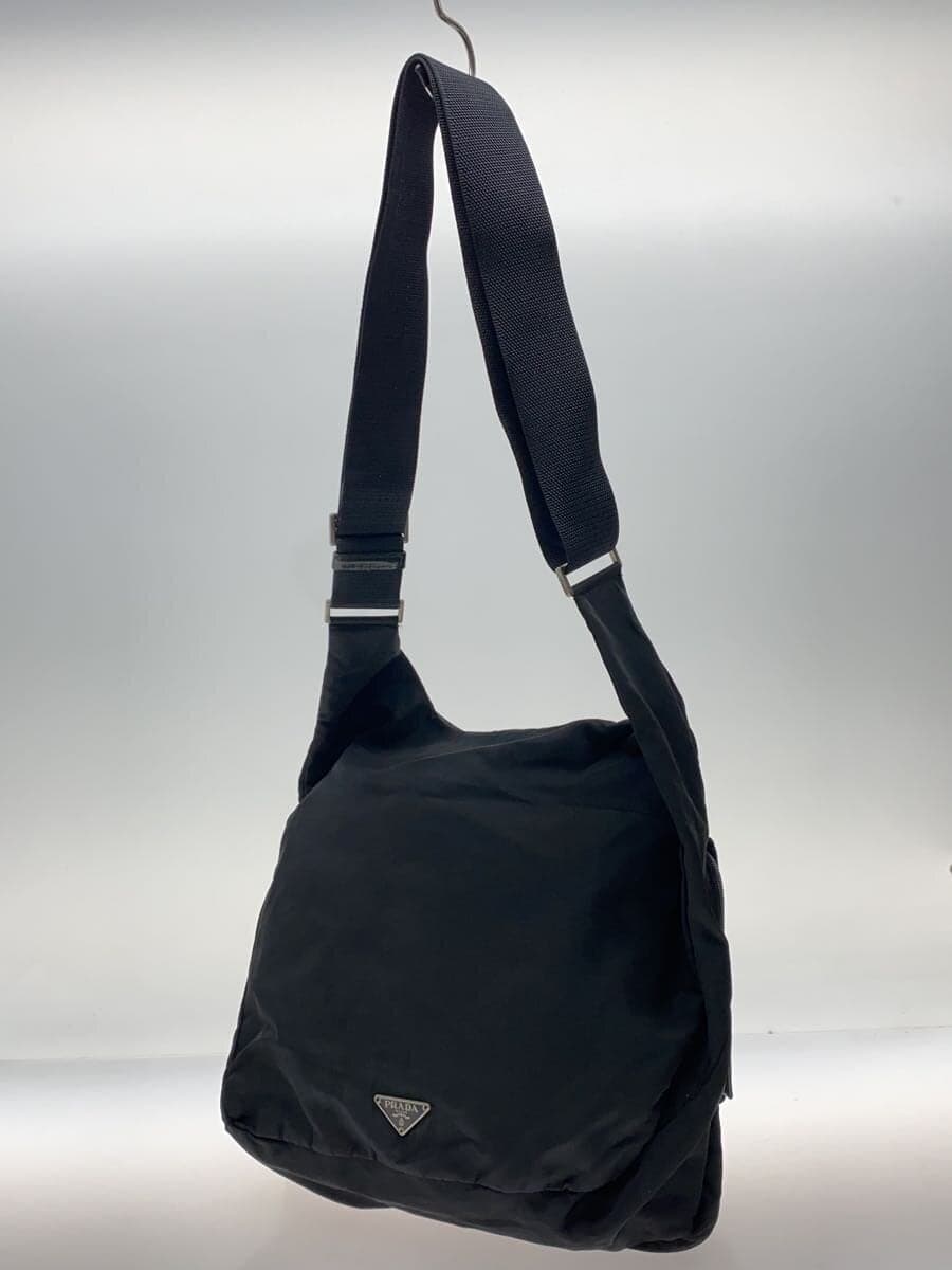 PRADA Shoulder Bag Nylon Black 2