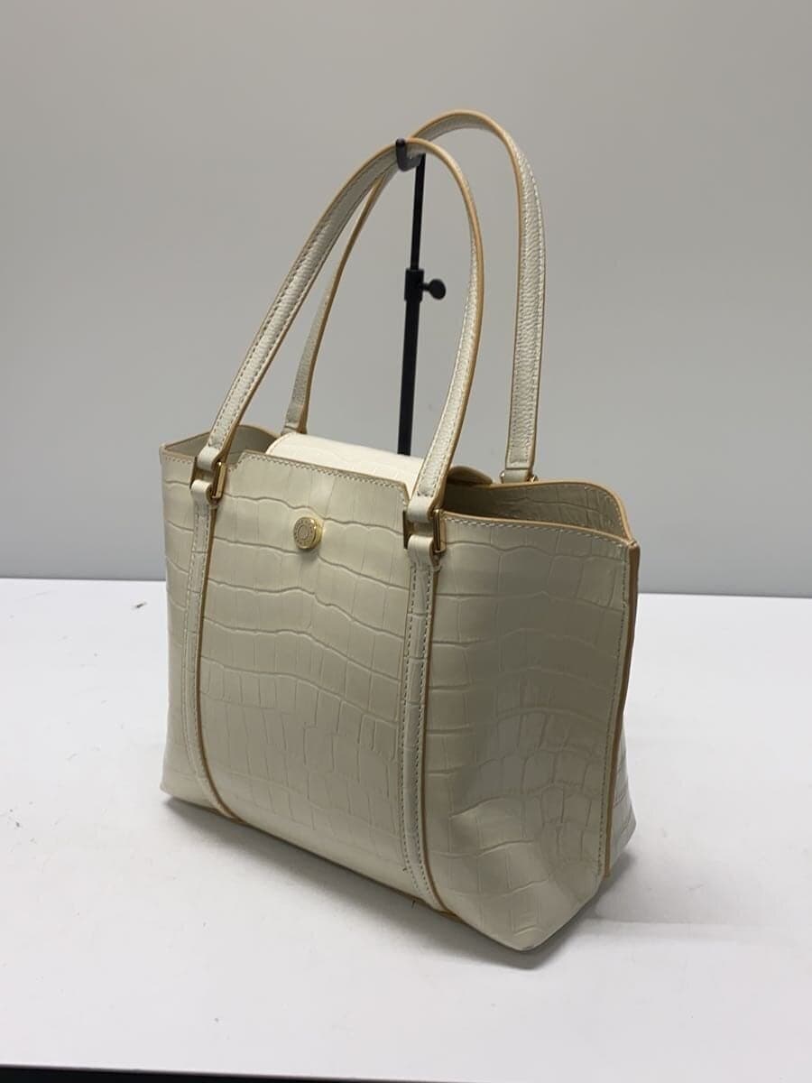 COLE HAAN Small Everyday Handbag Leather WHT 2