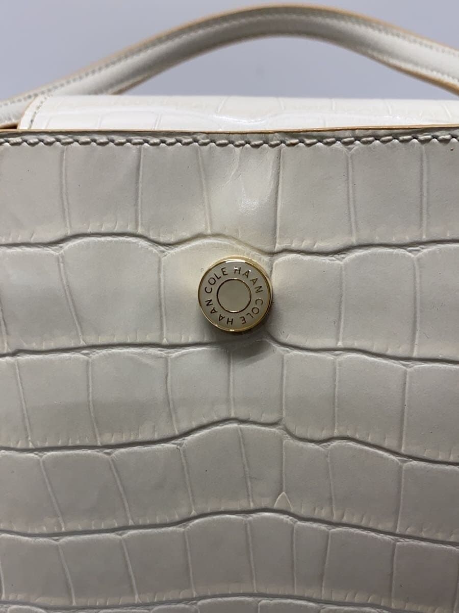 COLE HAAN Small Everyday Handbag Leather WHT 5