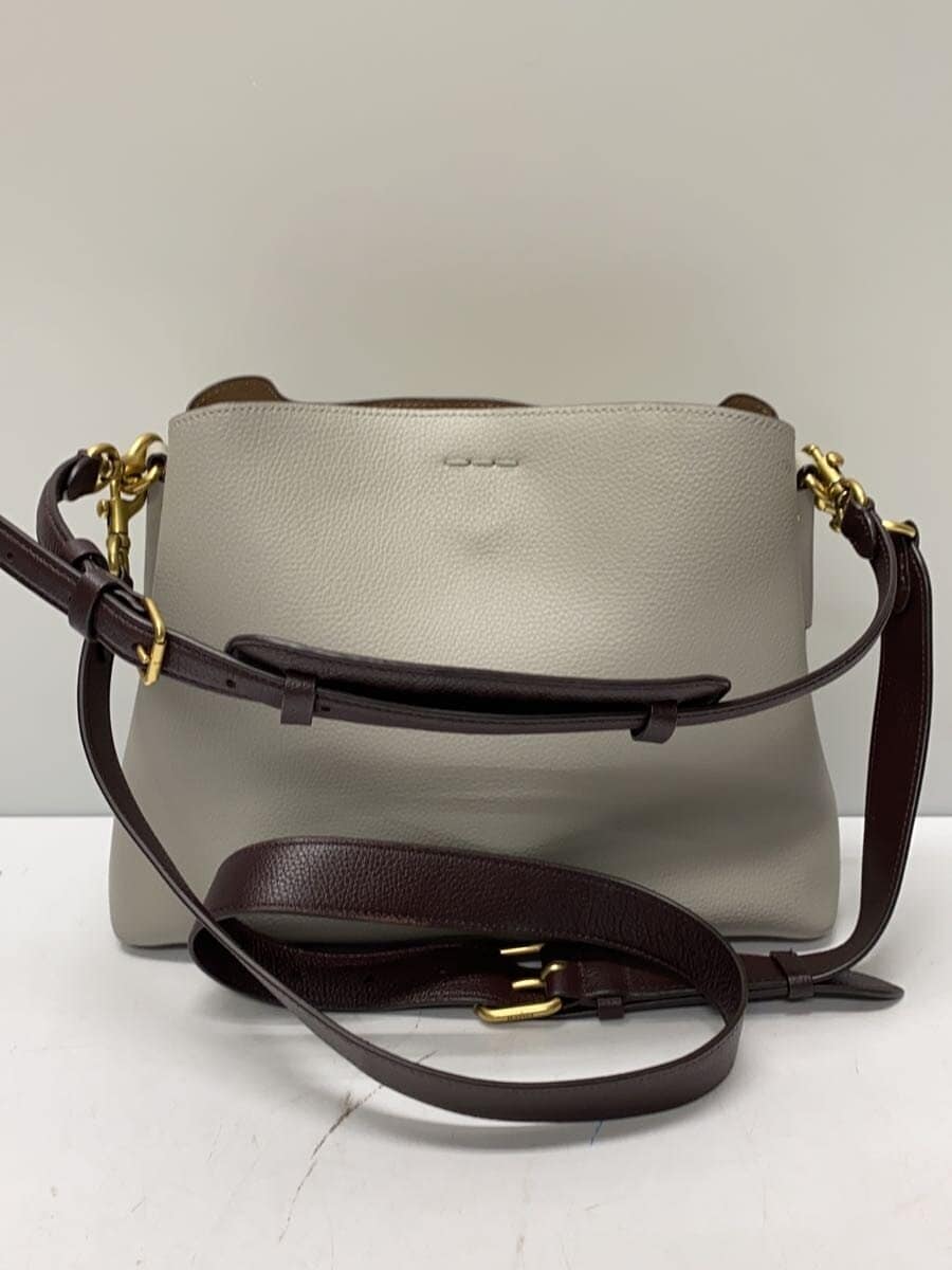COACH Willow Shoulder Bag_Color Block Leather GRY C2590 3