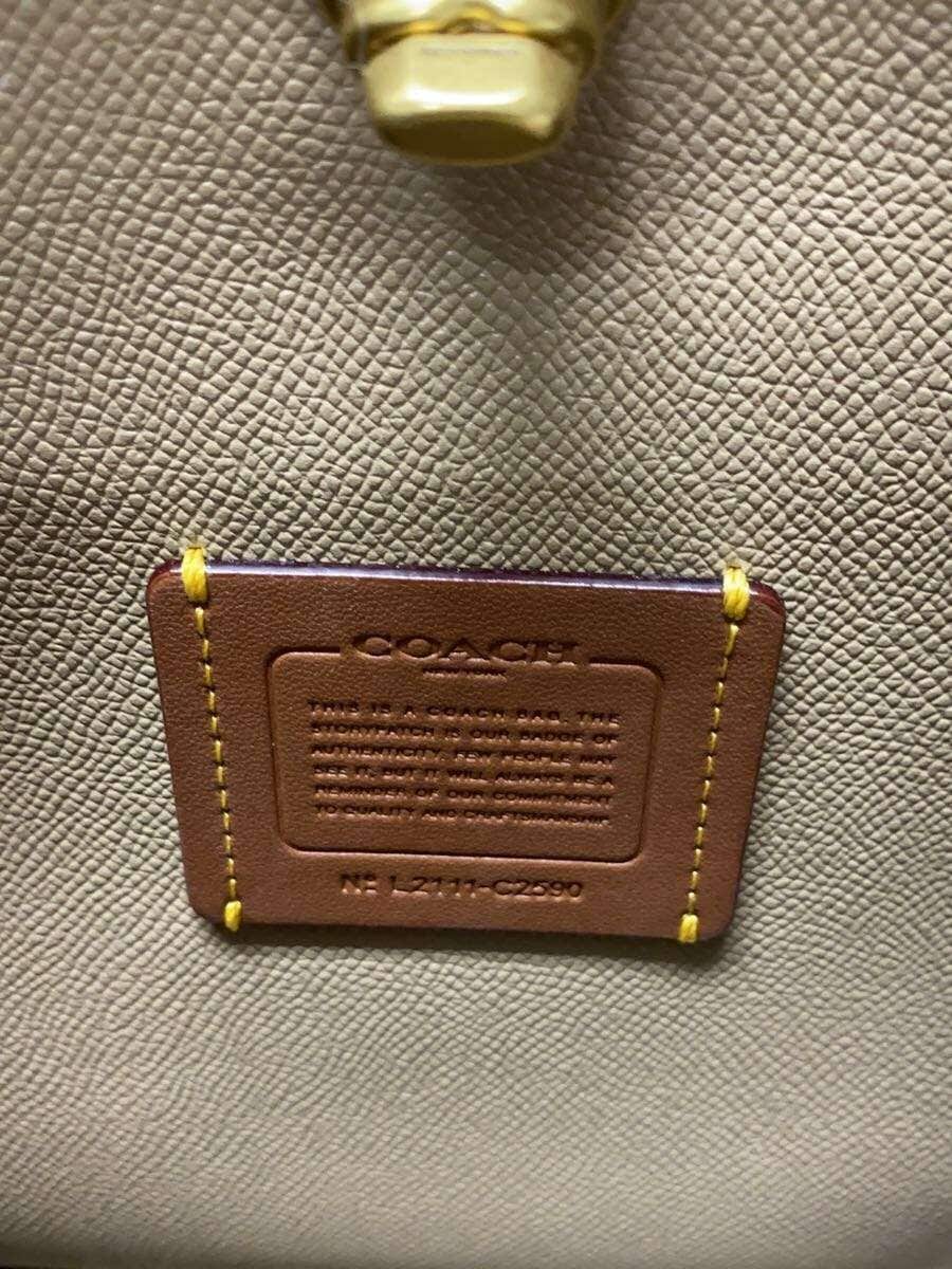 COACH Willow Shoulder Bag_Color Block Leather GRY C2590 5