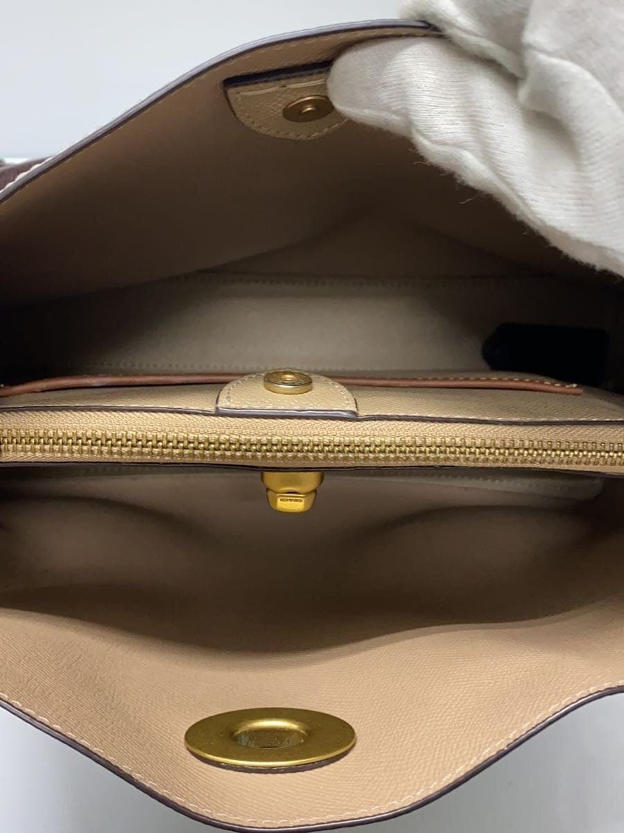 COACH Willow Shoulder Bag_Color Block Leather GRY C2590 6