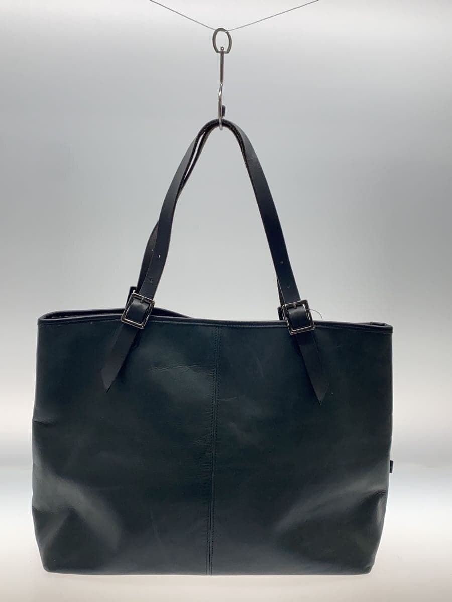 WJK Tote Bag Leather GRN Solid 3