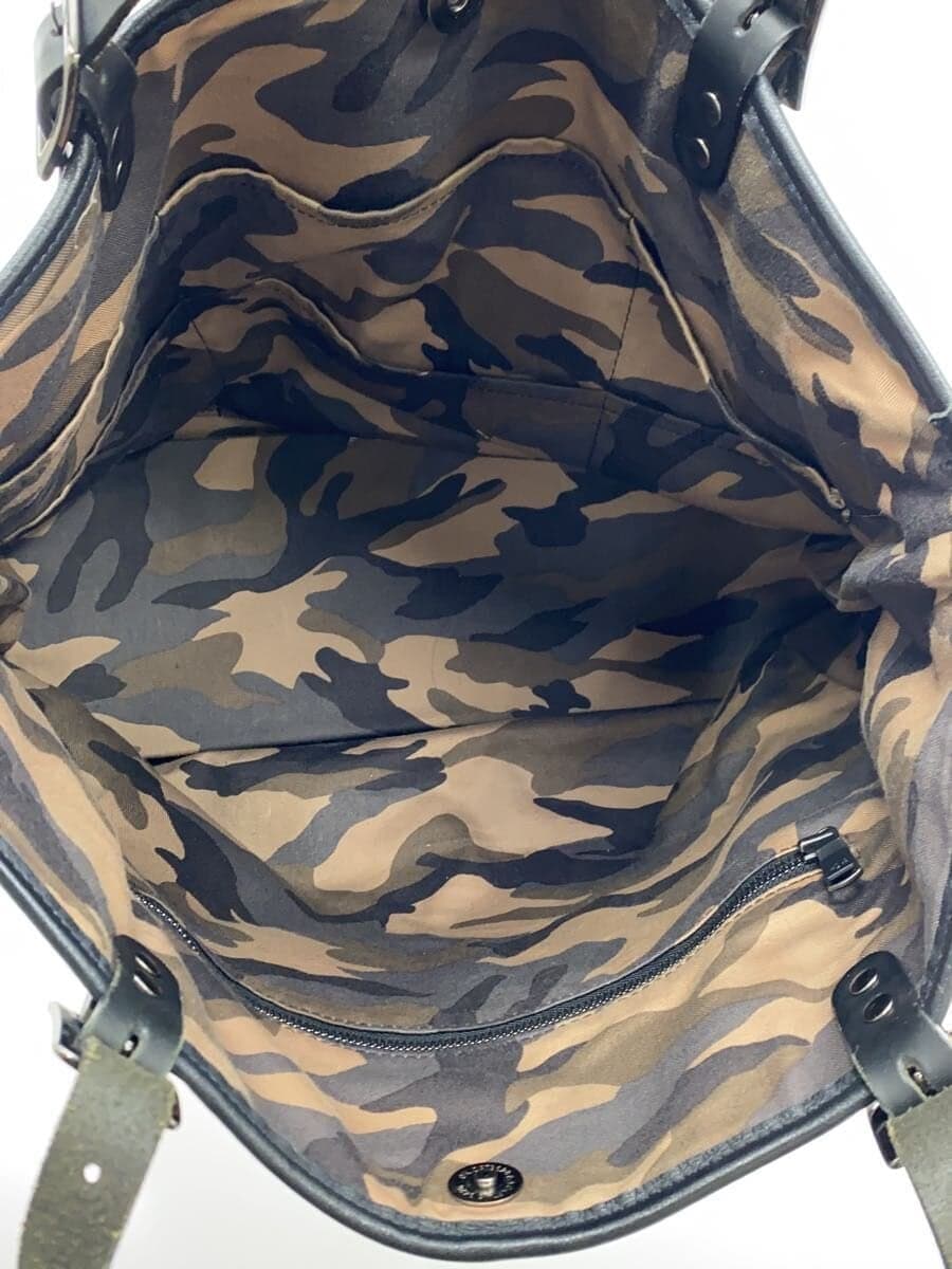 WJK Tote Bag Leather GRN Solid 6