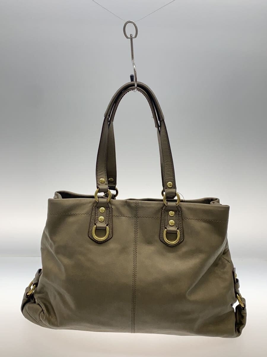 COACH Shoulder Bag Leather KHK f1194-f15513 3