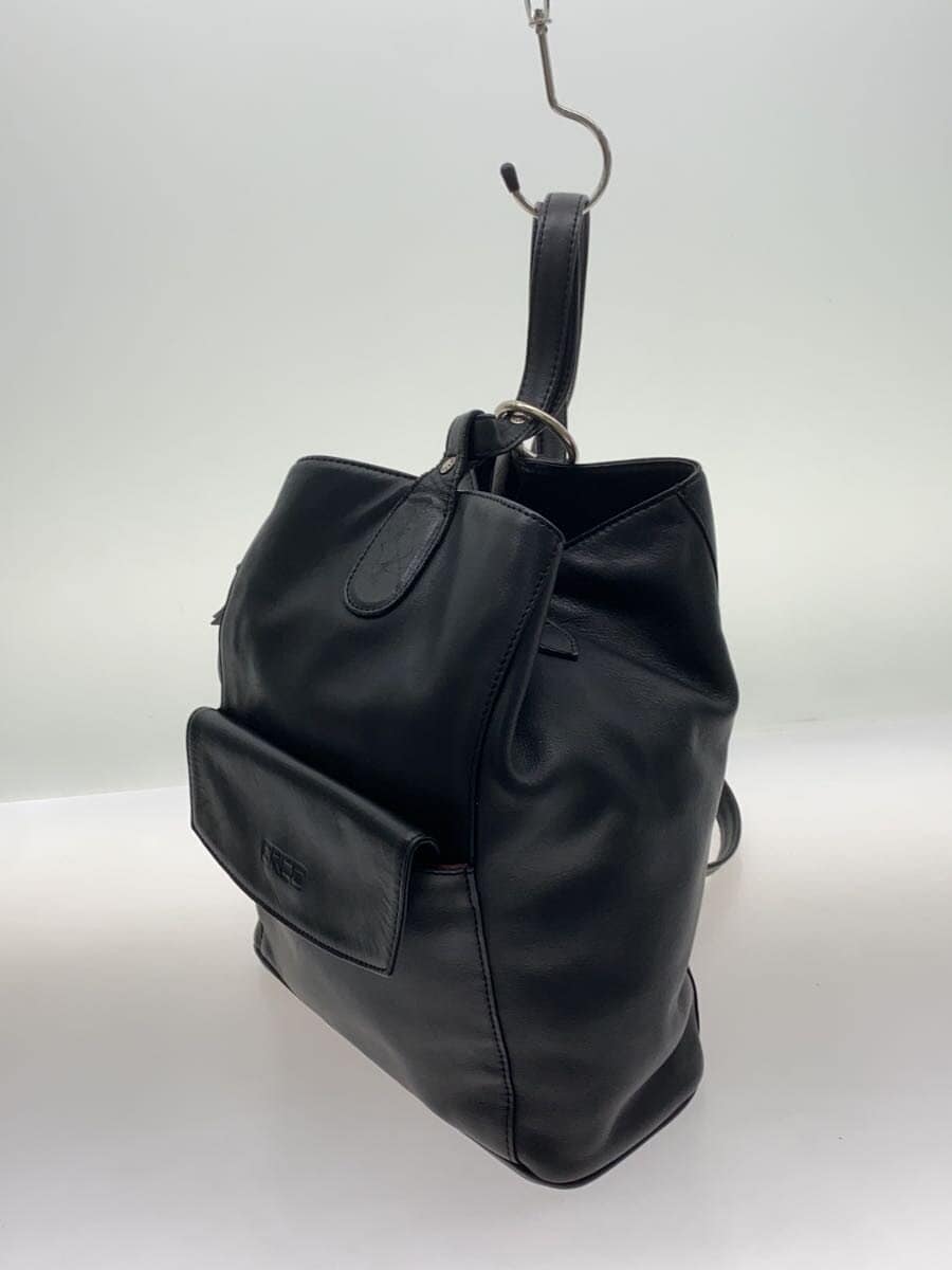 BREE Backpack Leather BLK Solid 2