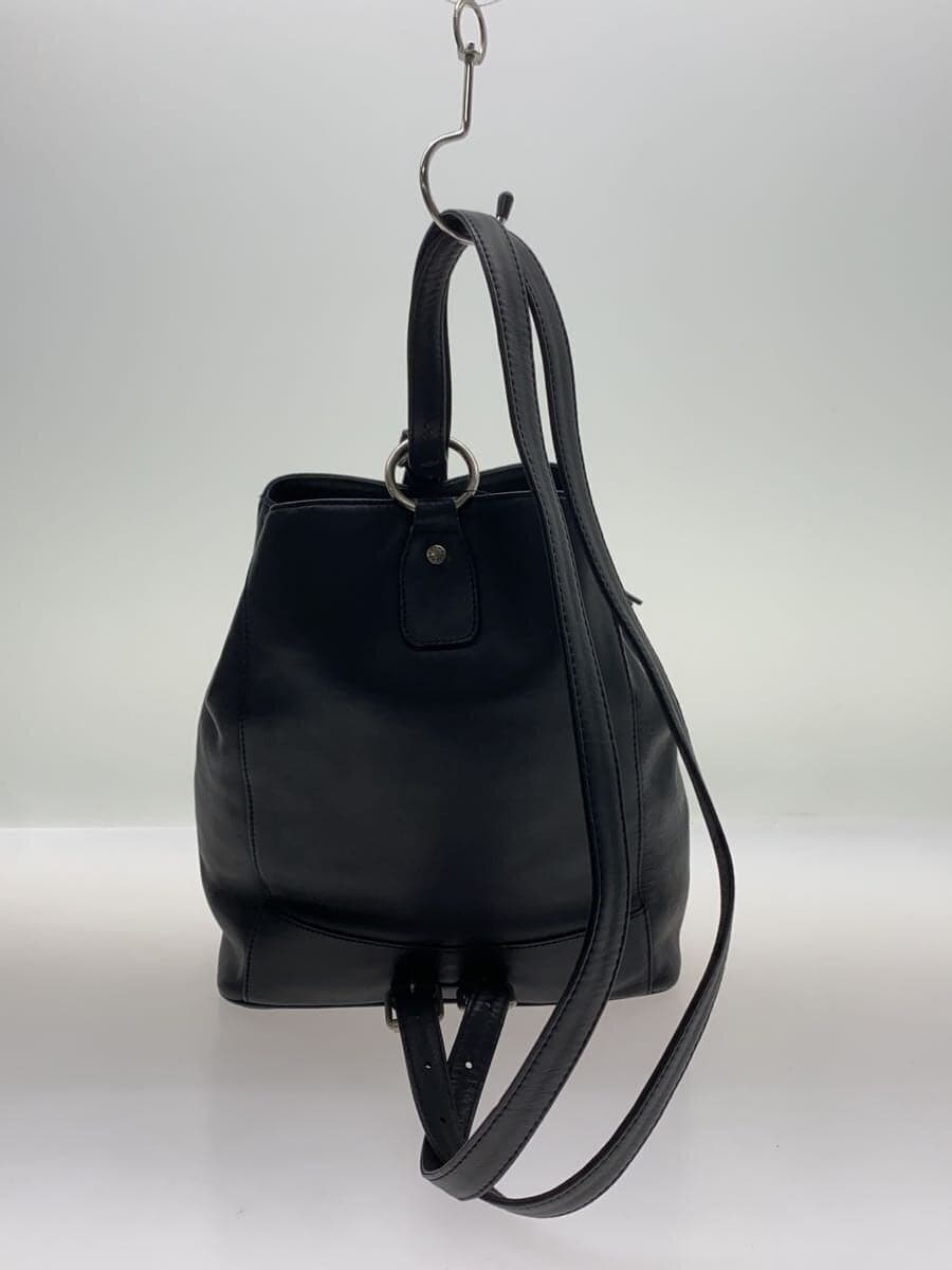 BREE Backpack Leather BLK Solid 3