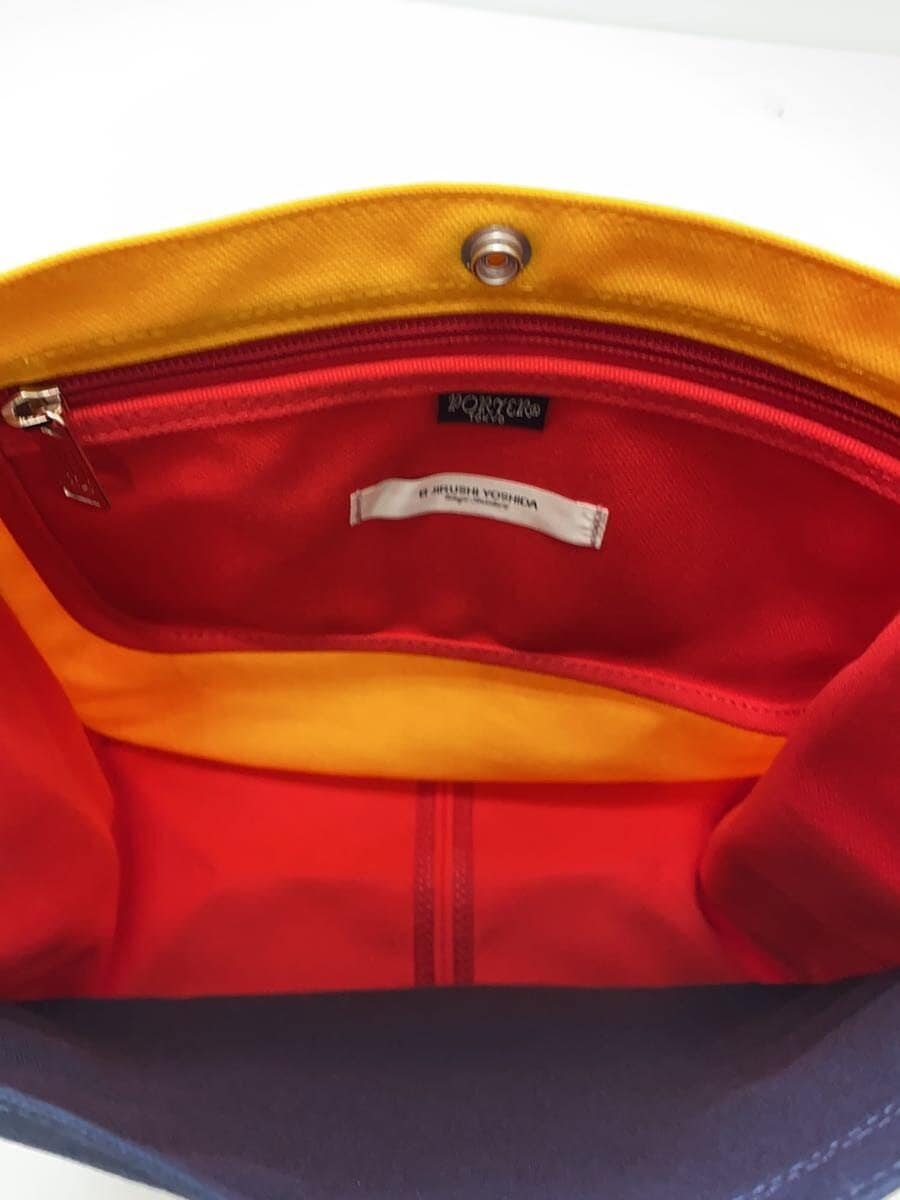 PORTER x B Jirushi YOSHIDA Shoulder Bag Canvas Multicolor Solid 6