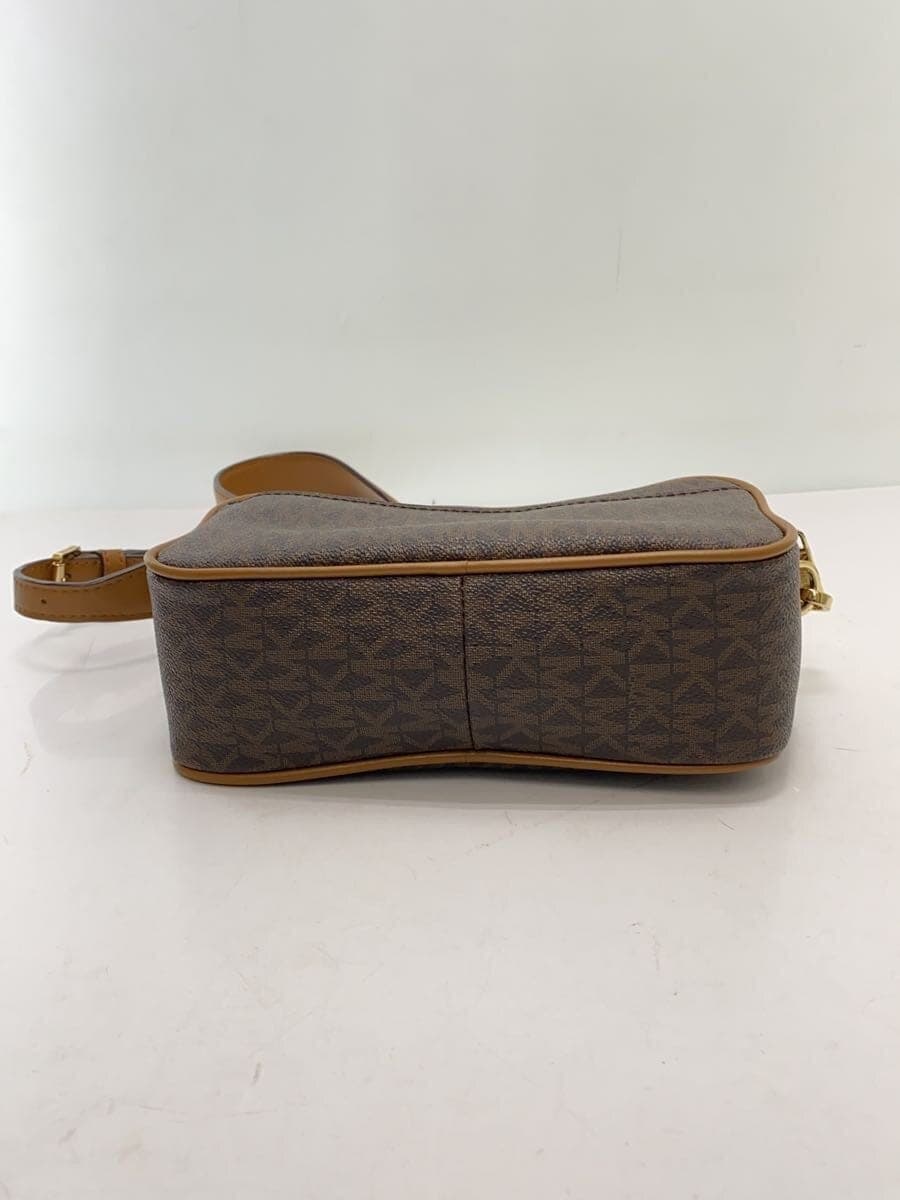 MICHAEL KORS Shoulder Bag PVC BRW All Over Pattern CONNIE LG NS CROSSBODY Connie Large North South 4