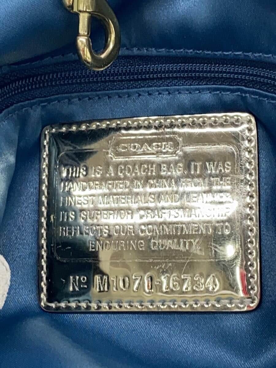 COACH Shoulder Bag Suede IVO Solid Color 16734 BELLA Bella Fringed Suede 5