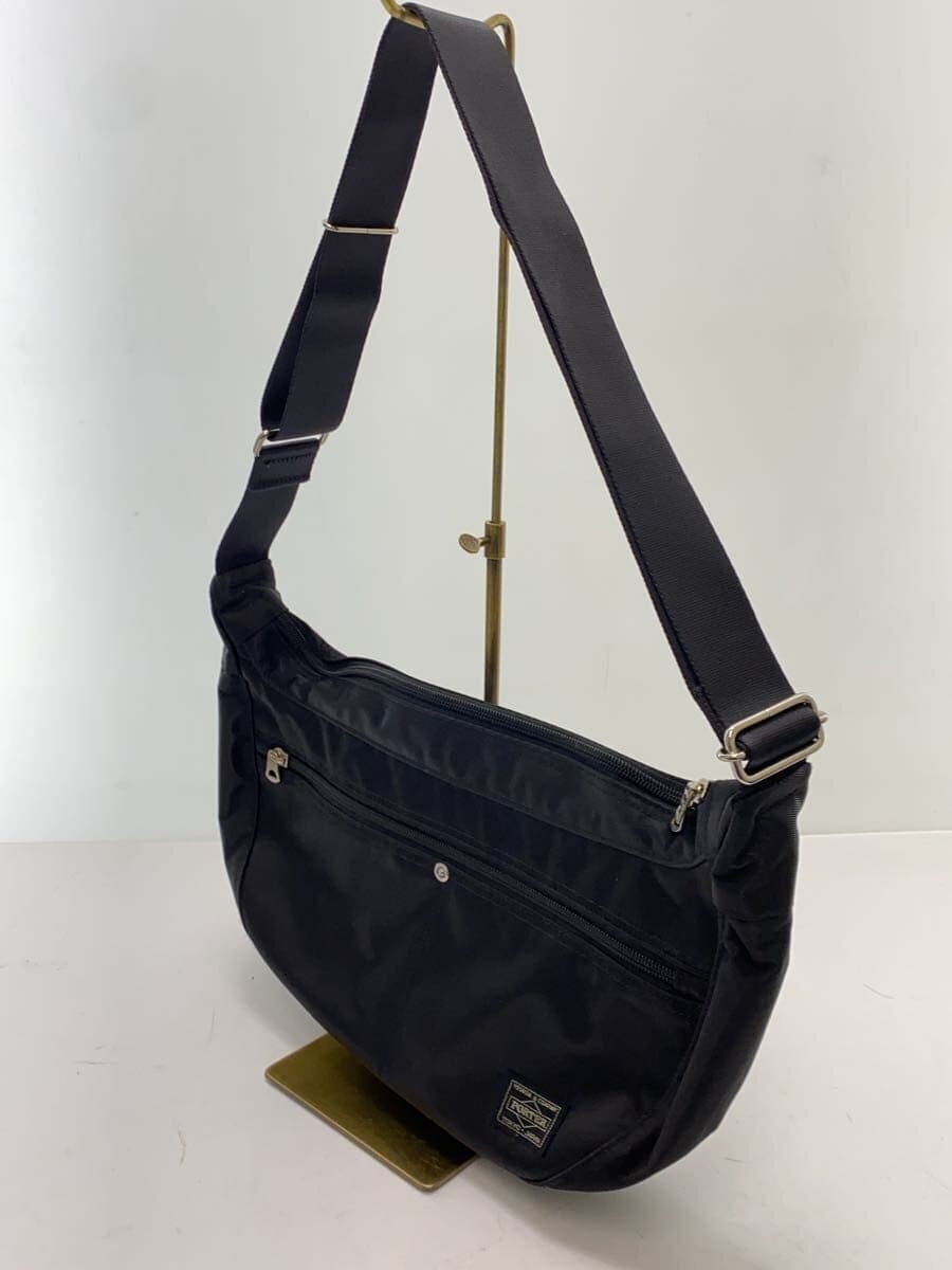 PORTER shoulder bag -- BLK plain 2
