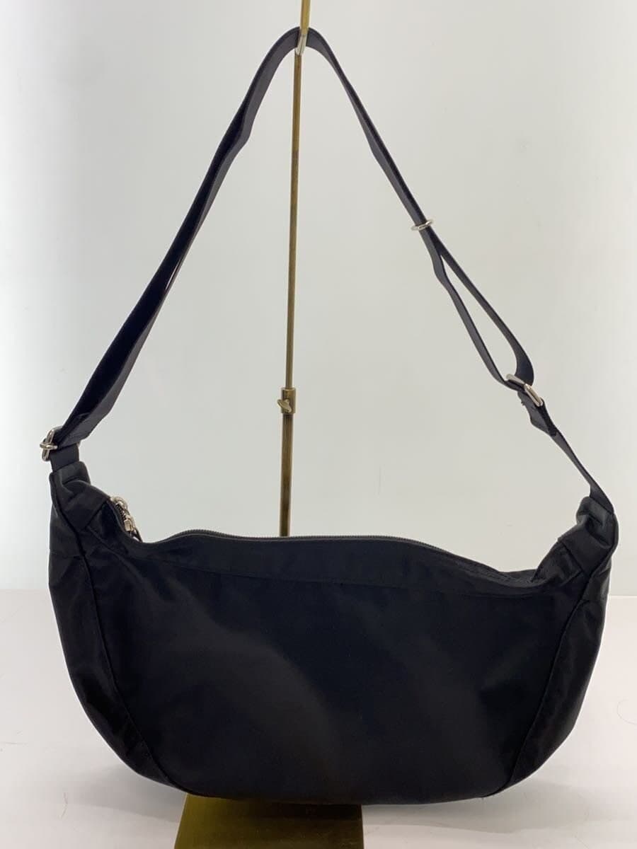 PORTER shoulder bag -- BLK plain 3