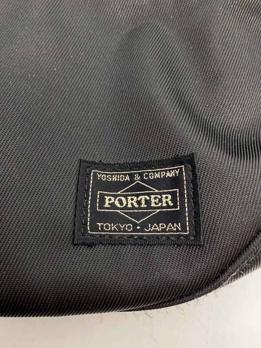 PORTER shoulder bag -- BLK plain 5