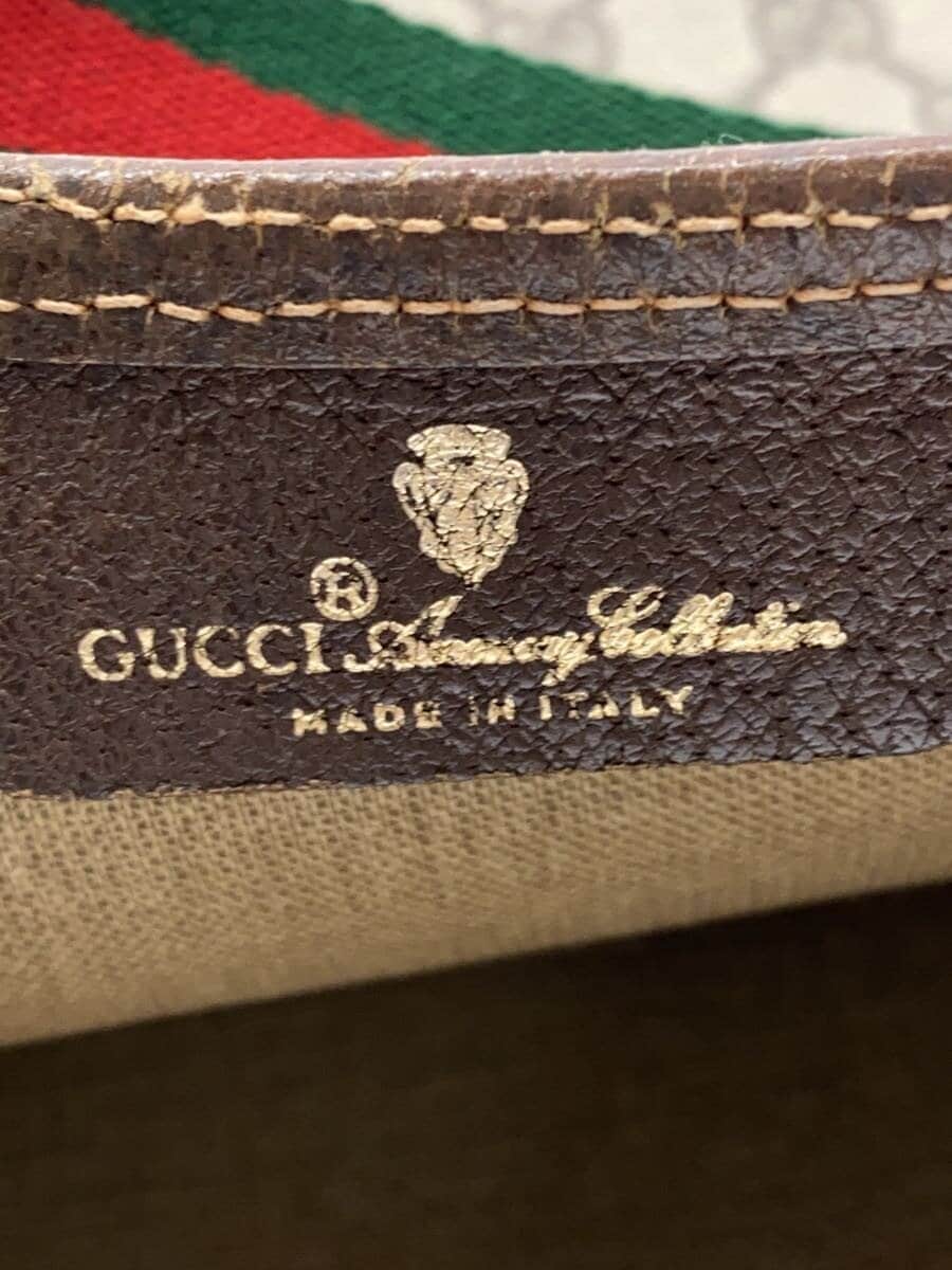 GUCCI Tote Bag BRW Monogram 5