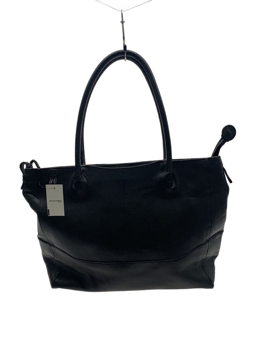 Pid Tote Bag Leather BLK Solid