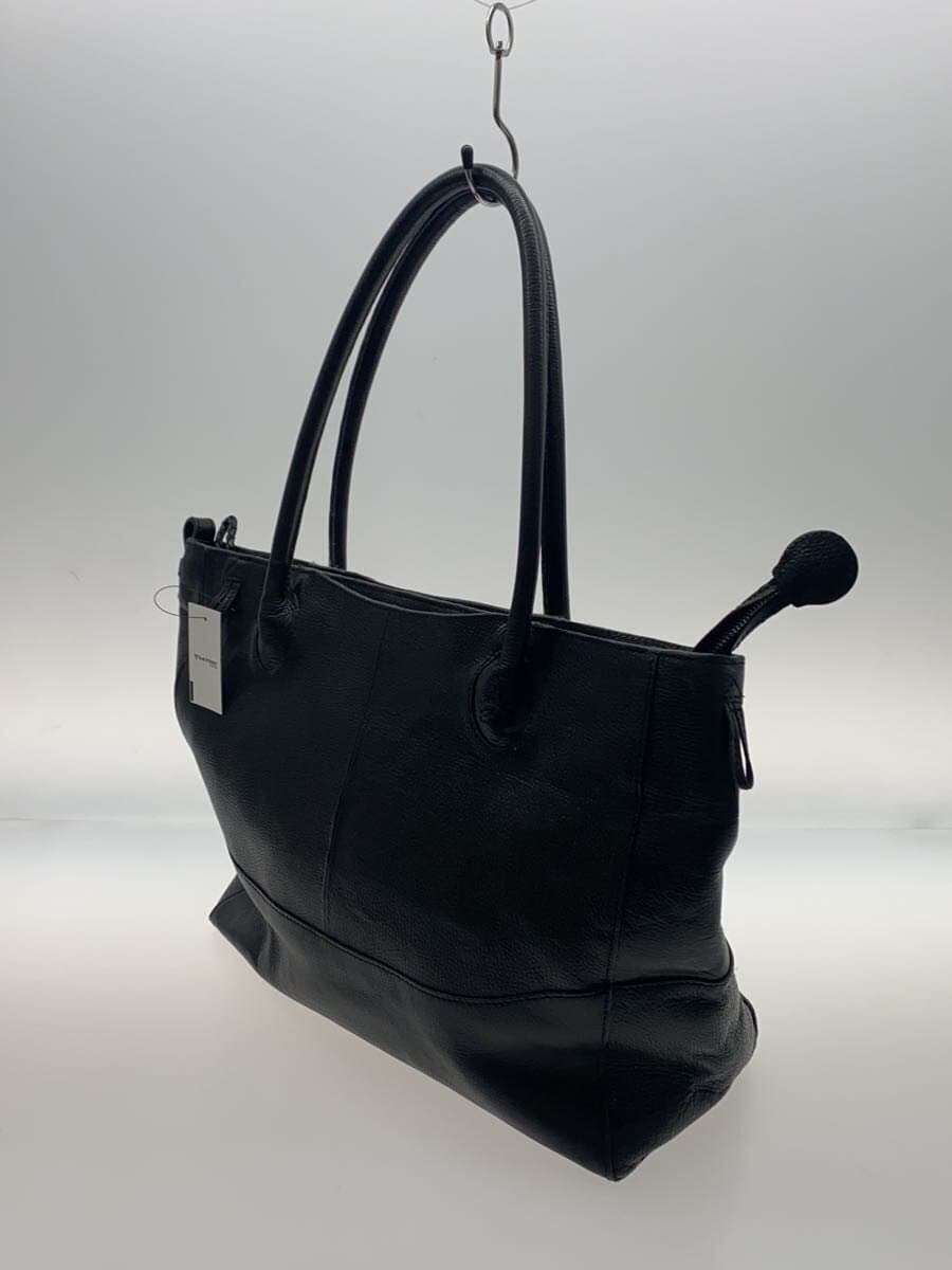 Pid Tote Bag Leather BLK Solid 2