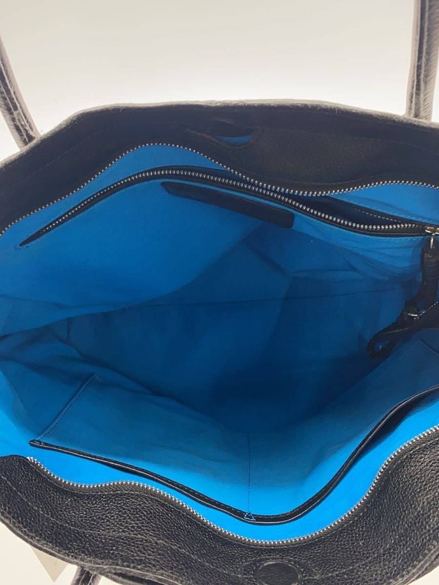 Pid Tote Bag Leather BLK Solid 6