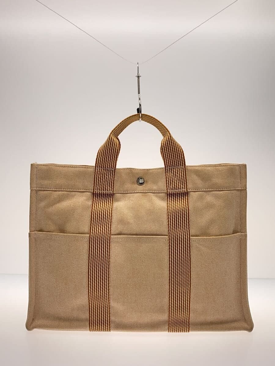 HERMES Tote Bag Canvas ORN 3