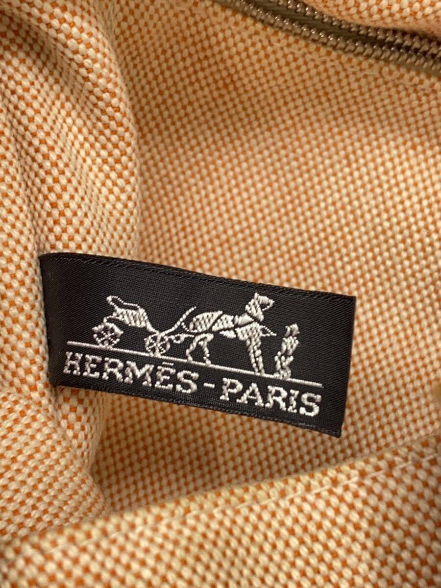 HERMES Tote Bag Canvas ORN 5