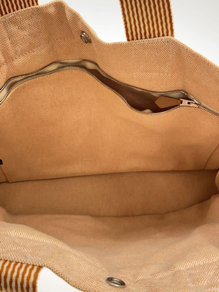 HERMES Tote Bag Canvas ORN 6