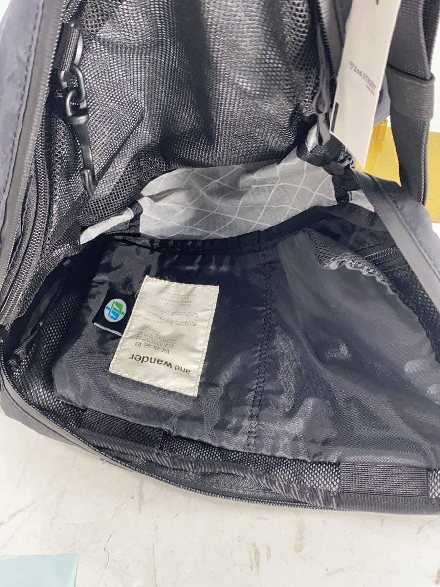 and wander Shoulder Bag Nylon BLK 5