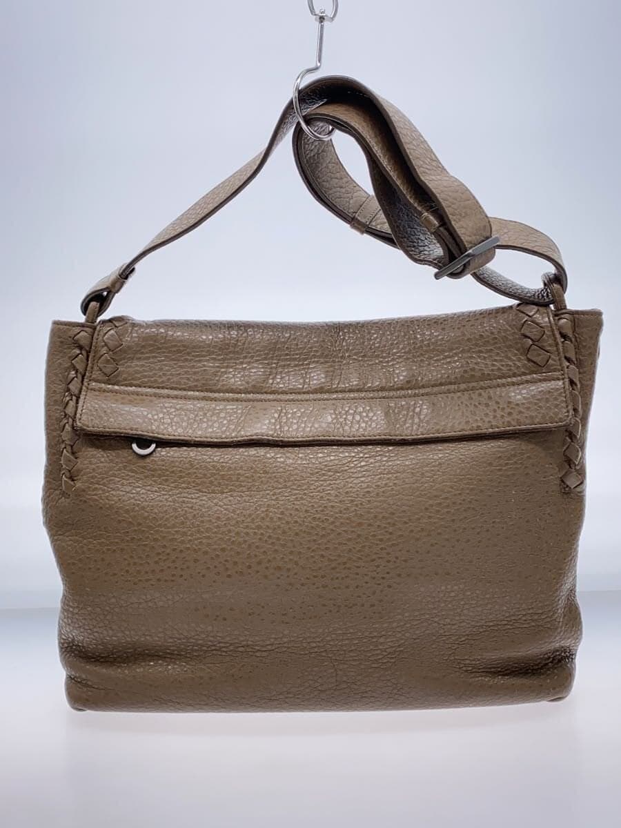 BOTTEGA VENETA Shoulder Bag Leather BRW Solid 221065 VK780 1000 3