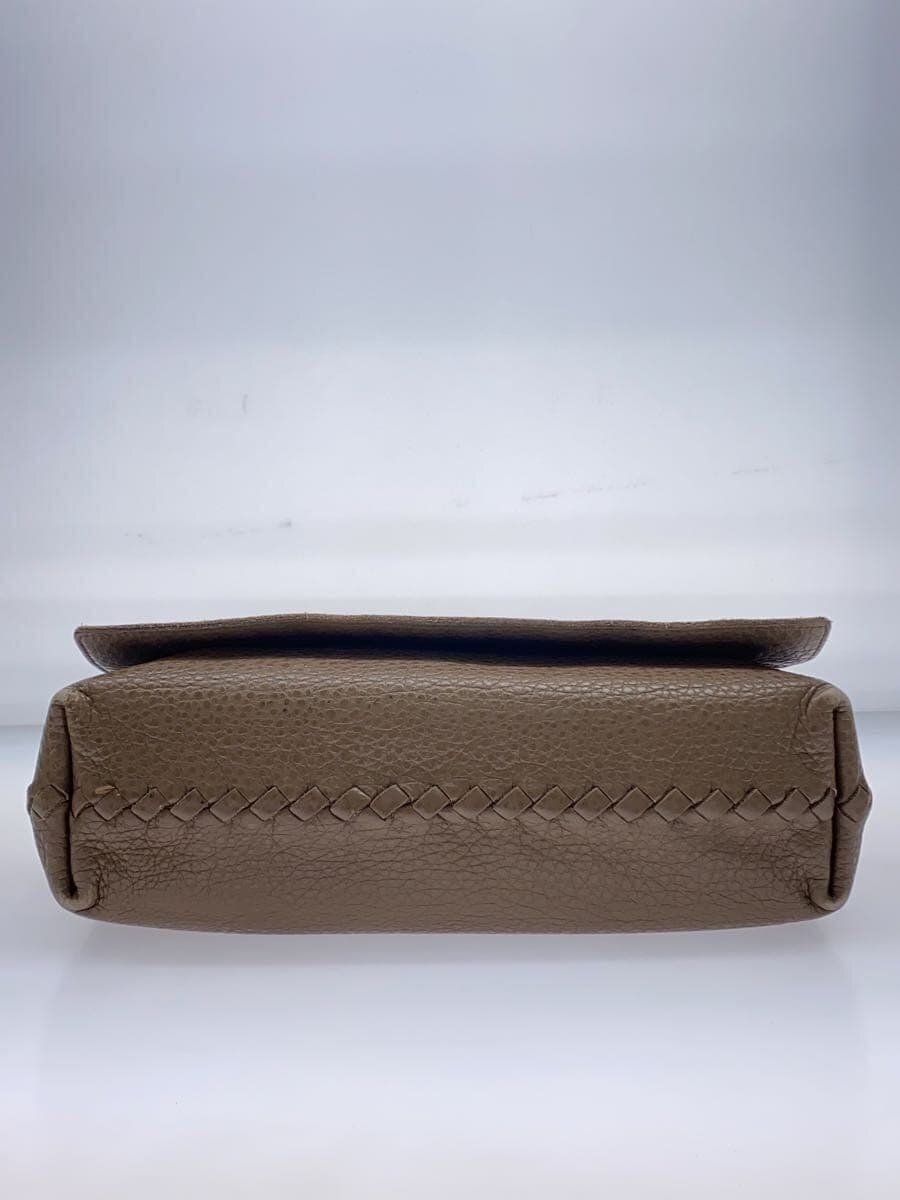 BOTTEGA VENETA Shoulder Bag Leather BRW Solid 221065 VK780 1000 4