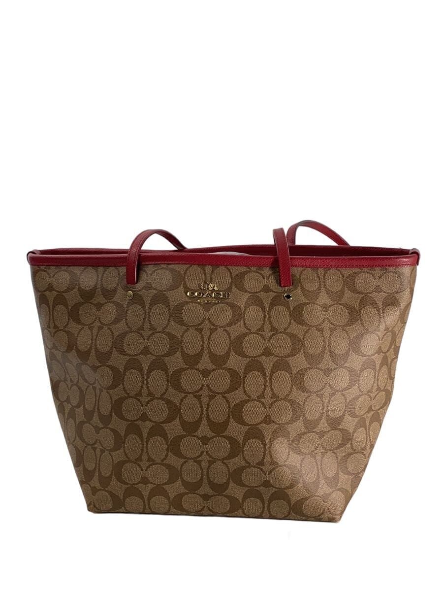 COACH Tote Bag BRW All Over Pattern