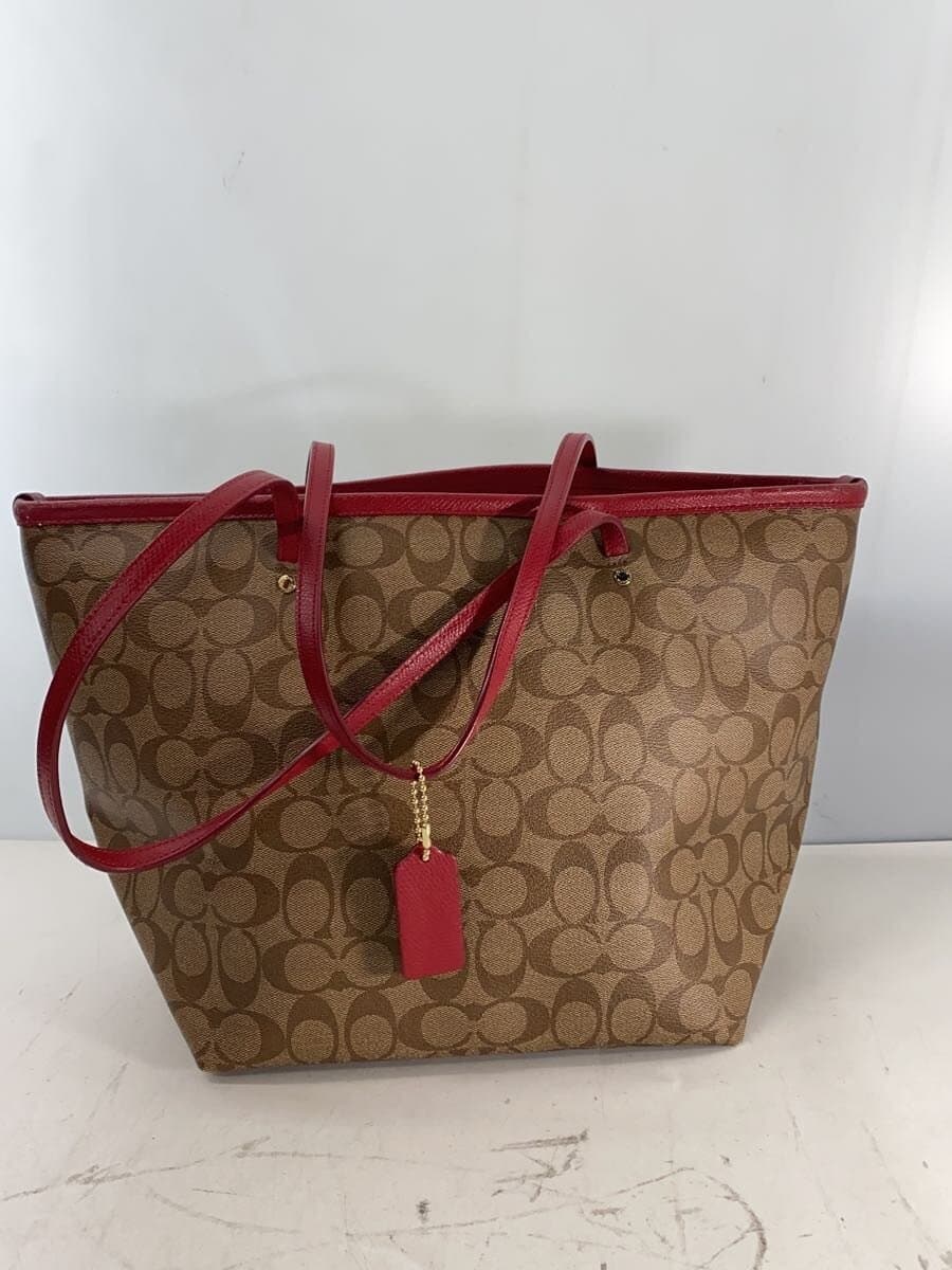 COACH Tote Bag BRW All Over Pattern 3