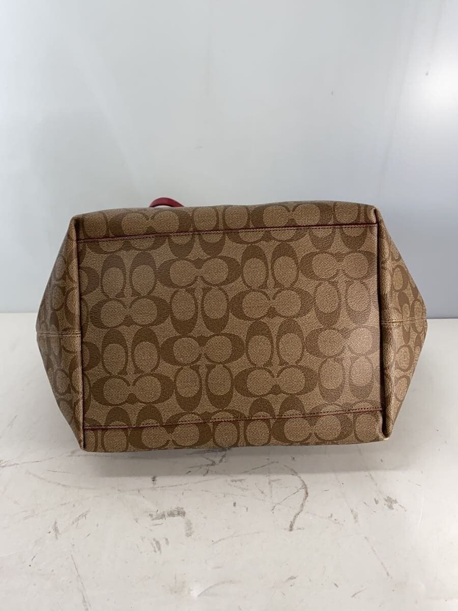 COACH Tote Bag BRW All Over Pattern 4