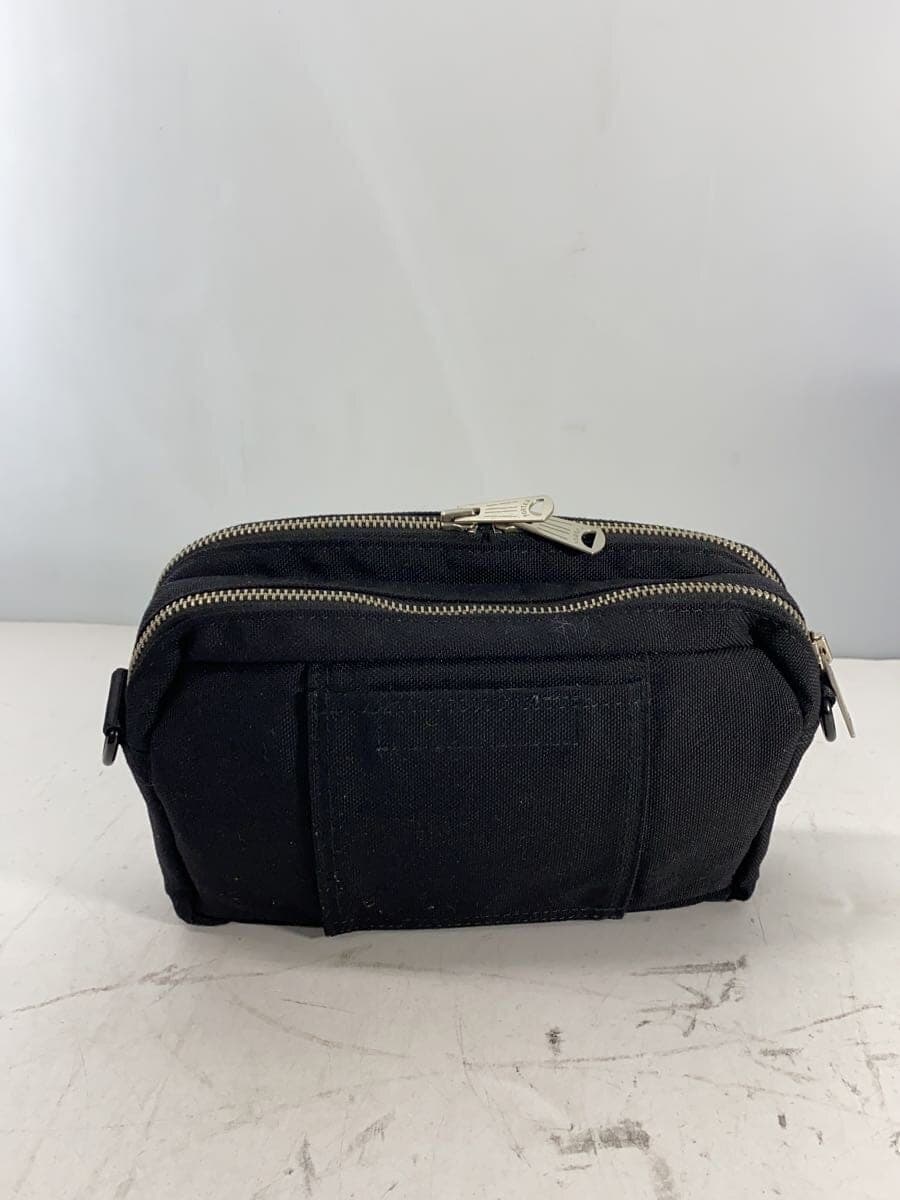 PORTER Shoulder Bag Canvas BLK Solid 3